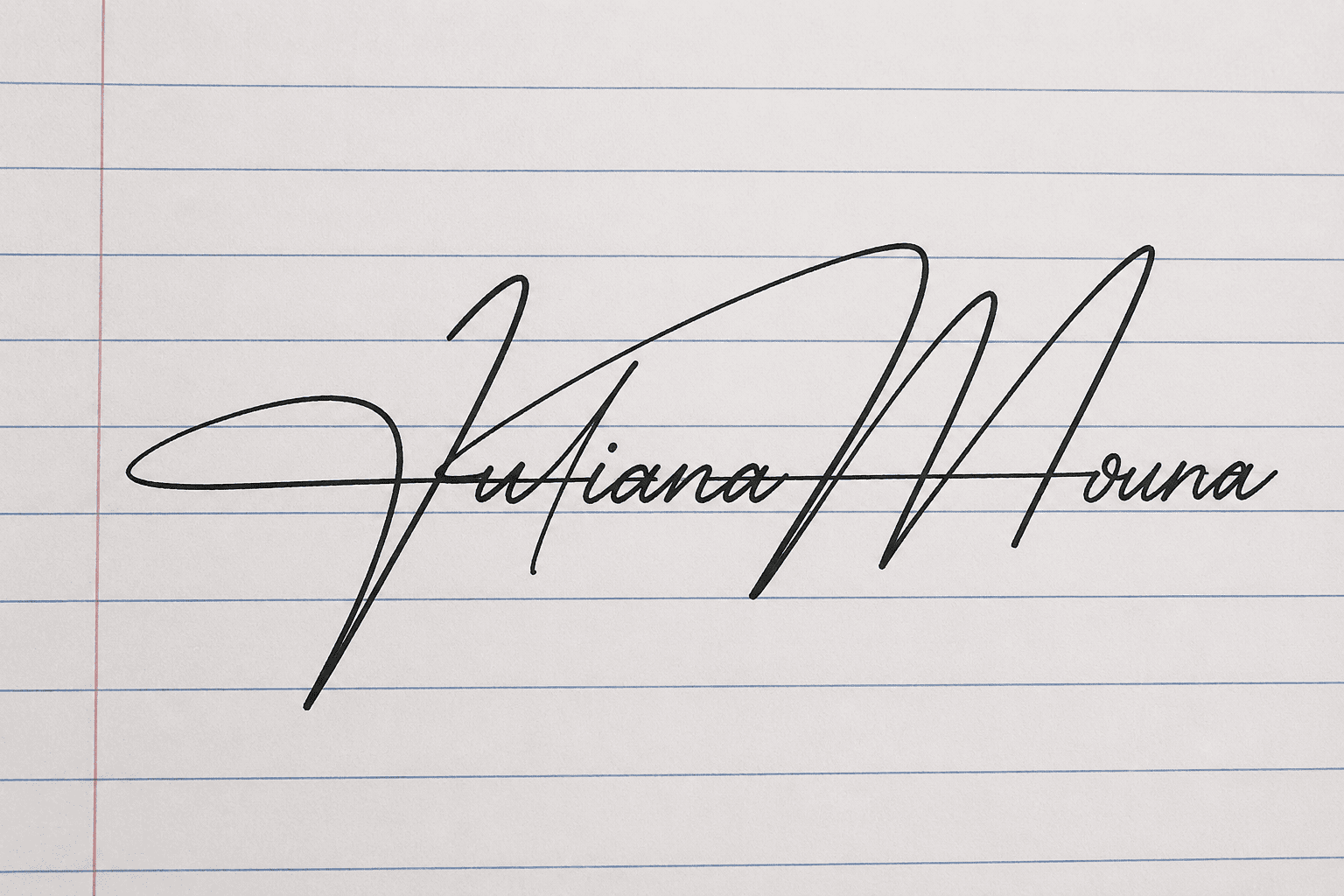 Quinto exemplo de assinatura personalizada