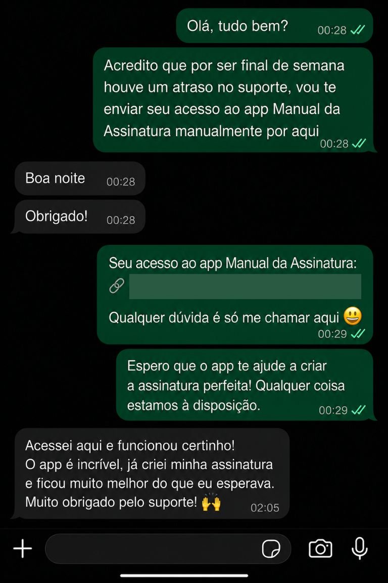 Segundo conjunto de depoimentos de clientes